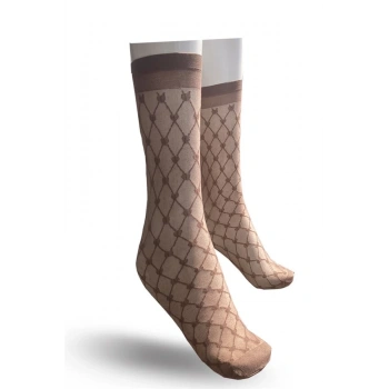 Flavour Kadın Norma Dizaltı Çorap Vizon