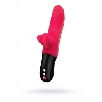 Fun Factory Bİ STRONİC FUSİON Vibratör, silikon, kırmızı, 22 cm