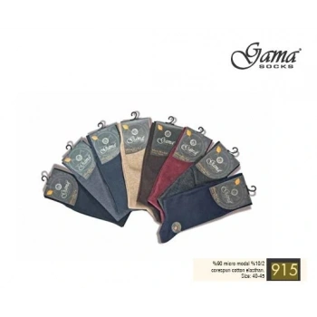 Gama 915 Erkek Mikro Modal Core Spun Pamuk Çorap
