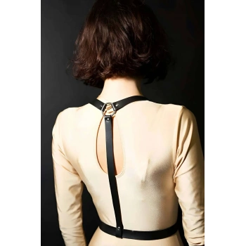 Göğüs Üzeri Deri Kemer, Şık Deri Harness Aksesuar - APFT599