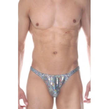 Gümüş Simli Erkek  Tangası