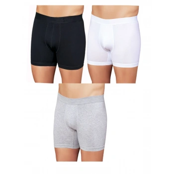 Huma One Erkek  Lycralı Düz Boxer 2170