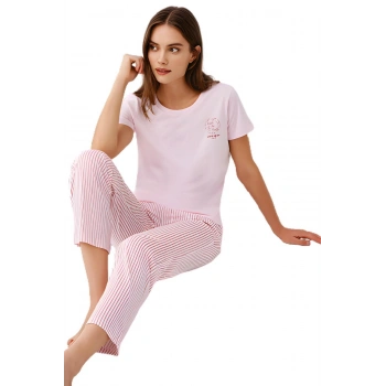 İKİLİ PİJAMA TAKIM  KADIN PC9201-X