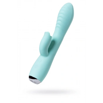JOS MİLO Klitoral Uyarıcı ve Dilli Vibratör, Silikon, Cam Göbeği, 20 cm