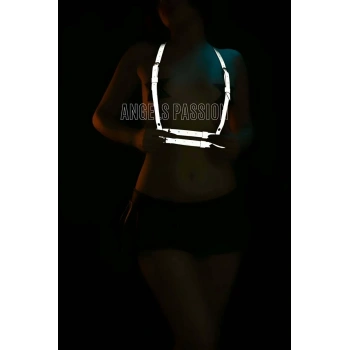 Karanlıkta Yansıyan Özel Göğüs Harness İç Giyim - APFT205
