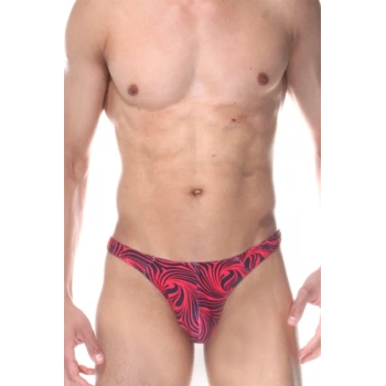 Kırmızı Zebra Erkek Tangası