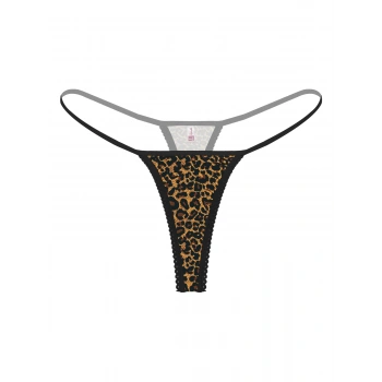 Leopar Desenli Kadın Fantezi String