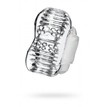 Lingam by TOYFA Masturbator, Khani, TPE, Şeffaf, 9 cm