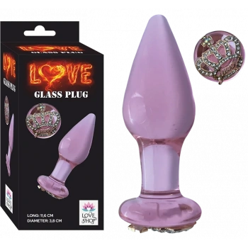 LOVE GLASS PLUG
