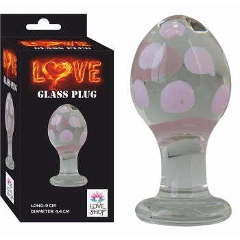 LOVE GLASS PLUG