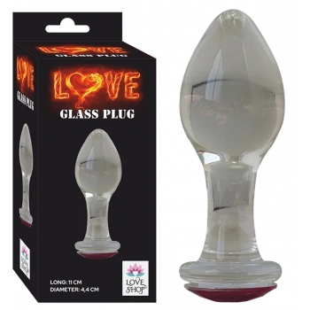 LOVE GLASS PLUG