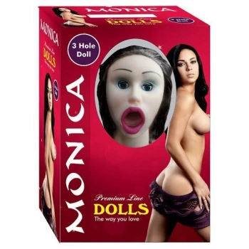 MONİCA ŞİŞME BEBEK -GERÇEK KAFA GÖRÜNÜMLÜ )