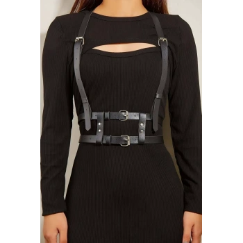 Omuzdan Askılı Delden İki Sıralı Kemer Harness - APFT941