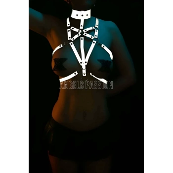 Özel Tasarım Seksi Reflektörlü Göğüs Harness - APFT314