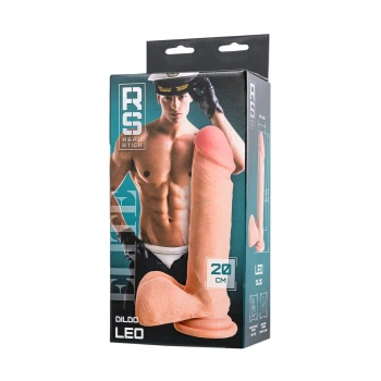 RealStick Elite Leo Yapay Penis Gerçekçi, TPR, çıplak, 20 cm
