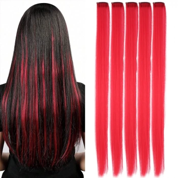 Renkli Sentetik Çıt Çıt - 5 Adet - D21