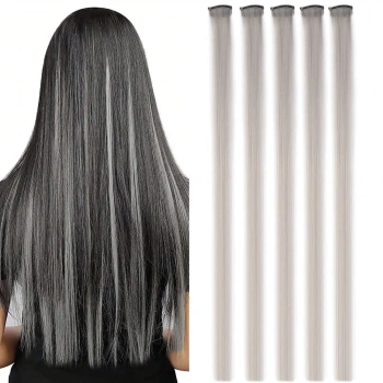 Renkli Sentetik Çıt Çıt - 5 Adet - D23