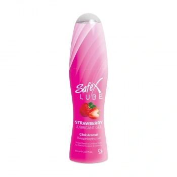 Safex Lube Kayganlaştırıcı Jel Çilek 85 ml.