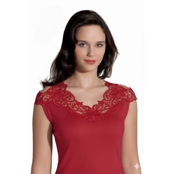 Şahinler Arkası Güpürlü Atlet B396