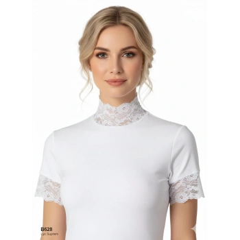 Şahinler Bayan Dantelli Yarım Kollu Atlet B628