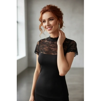 Şahinler Bayan Likralı Dantelli Atlet B625