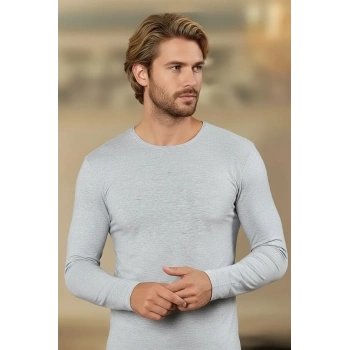 Şahinler Erkek  Likralı Uzun Kol O Yaka E070