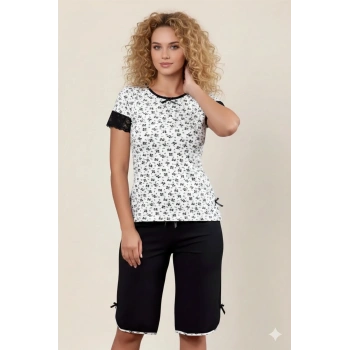 Şahinler Kolu Dantelli Kapri Takım B454