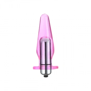 Şeffaf Silikon Anal Vibratör Rose