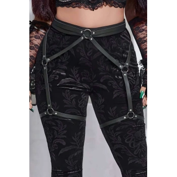 Seksi Deri Jartiyer Harness - APFT956