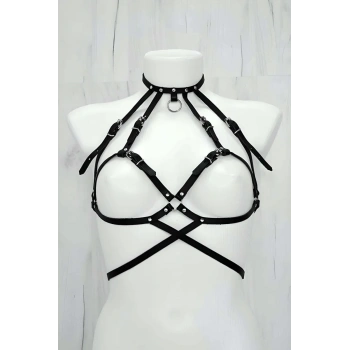 Seksi Giyim Deri Harness - APFT330
