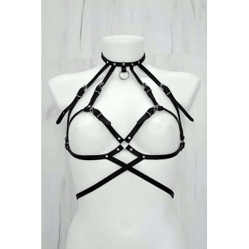 Seksi Giyim Deri Harness - Brf330