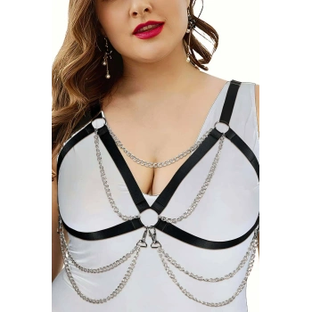 Seksi Lastik Göğüs Harness - Brf799