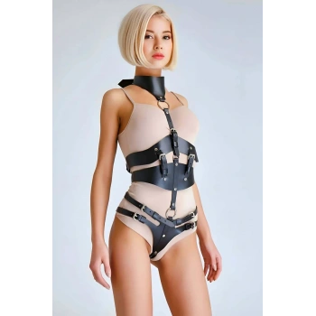 Şık Deri Göğüs harness - APFT1321