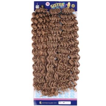 Sister Afro Dalgası Saç - Karamel 27