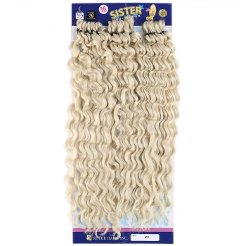 Sister Afro Dalgası Saç - Platin 613