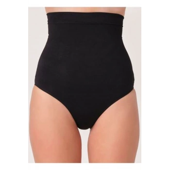 Siyah Kadın Dikişsiz Slip Korse - 780