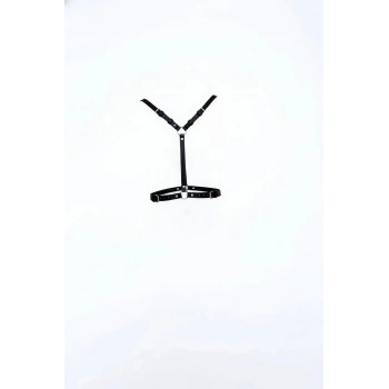 Siyah Kadın Kemer İnce Bantlı Vücut Aksesuarı - Brf155