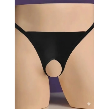 Siyah Özel Bölgesi Açık Kadın String