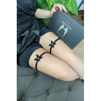 Siyah Şık Bacak Bandı - Brf528