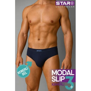 Star 109 Erkek 3lü Modal Slip