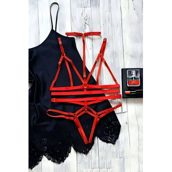 String - Sütyen Lastik Harness Takım - APFT144