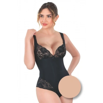 Ten Dantelli Agraflı Body Korse