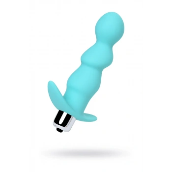 ToDo by Toyfa Bland anal vibratör, silikon, mavi, 12 cm, Ø 2,8 cm