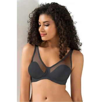 Tül Kaplı Soft D Cup Sütyen Kadın 9200