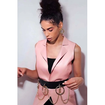 Zincirli Bel Üzeri Şık Harness - Brf365