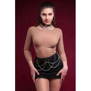 Zincirli Tasma Kemer Takım - Brf506