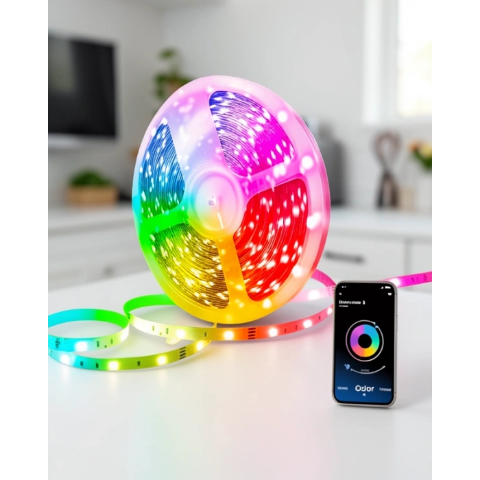 10 metre şerit led USB beslemeli ses duyarlı