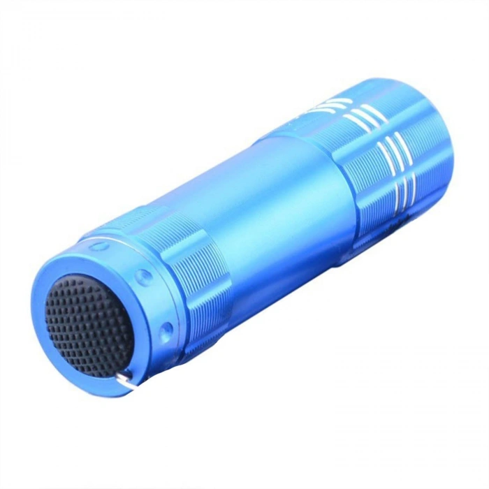 3 Adet 9 Ledli Metal Mini El Fener