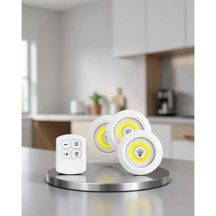 3lü Kumandalı Spot LED Işık