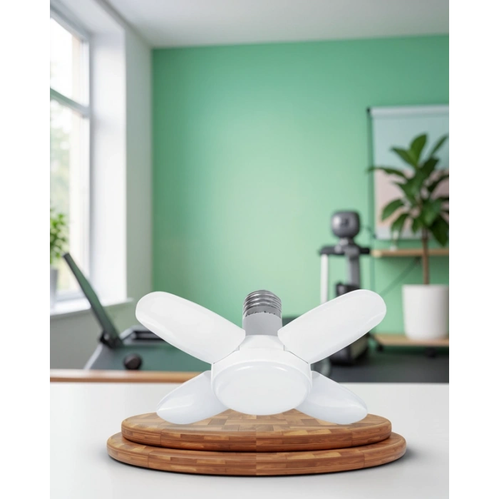 4 Kollu Pervane LED Ampül 60 Watt